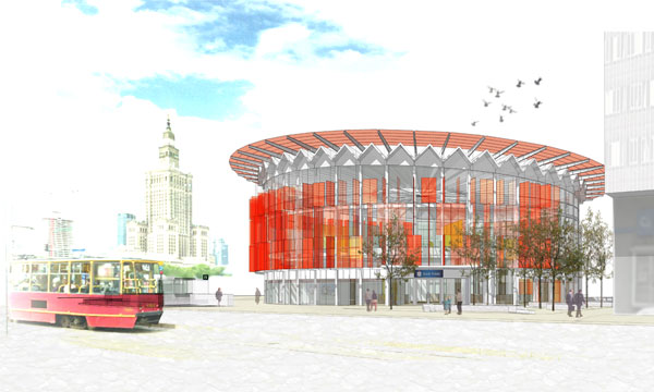 Warsaw Visitor Hub external view