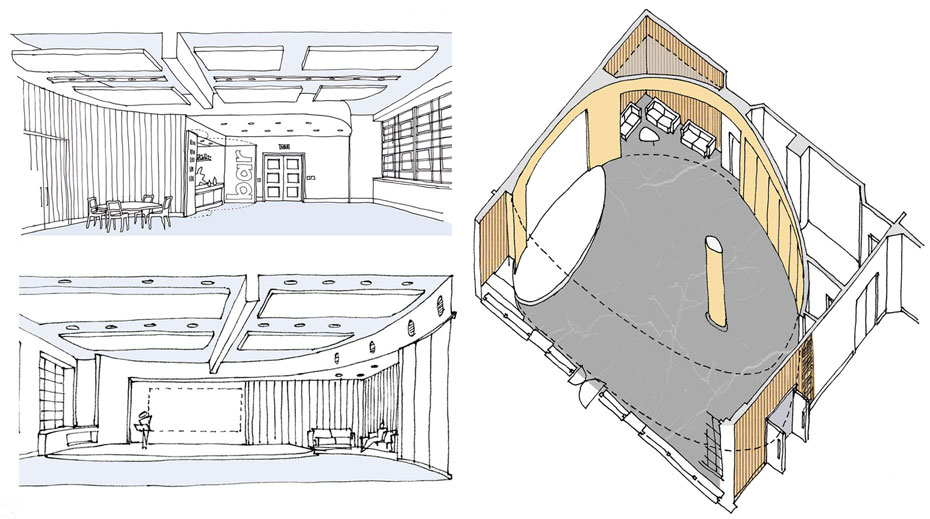 Creative Lounge Sheffield development sketches