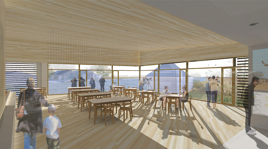 Norfolk Broads Visitor Centre interior view