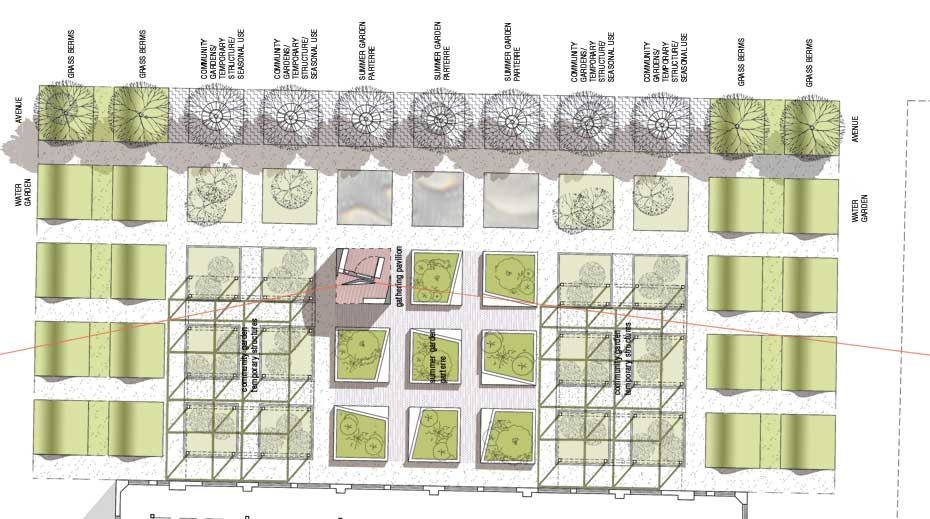 Springburn Winter Gardens plan