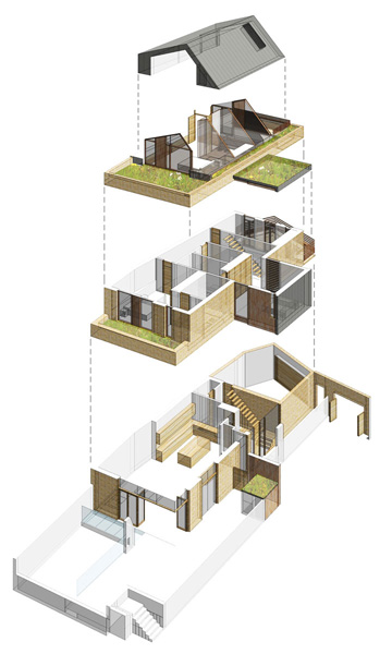 Exploded house image